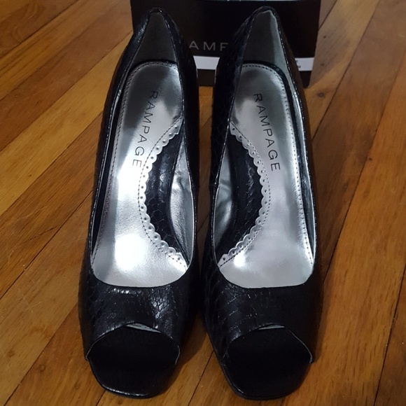 Rampage Nadine peep toe heels - Picture 2 of 4